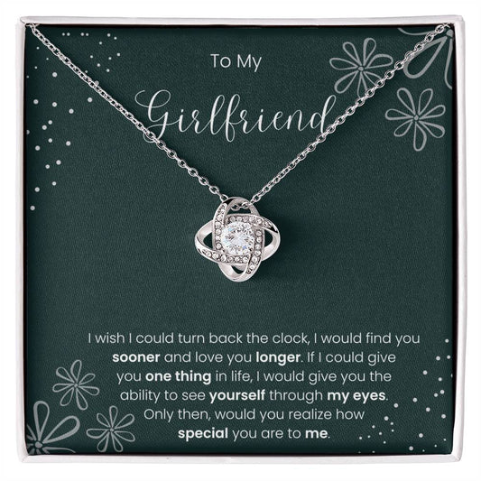 Gift For Girlfriend, To My Beautiful Girlfriend, Girlfriend Necklace, Promise Necklace For Her, Girlfriend Christmas Gift, Romantic Gift Her