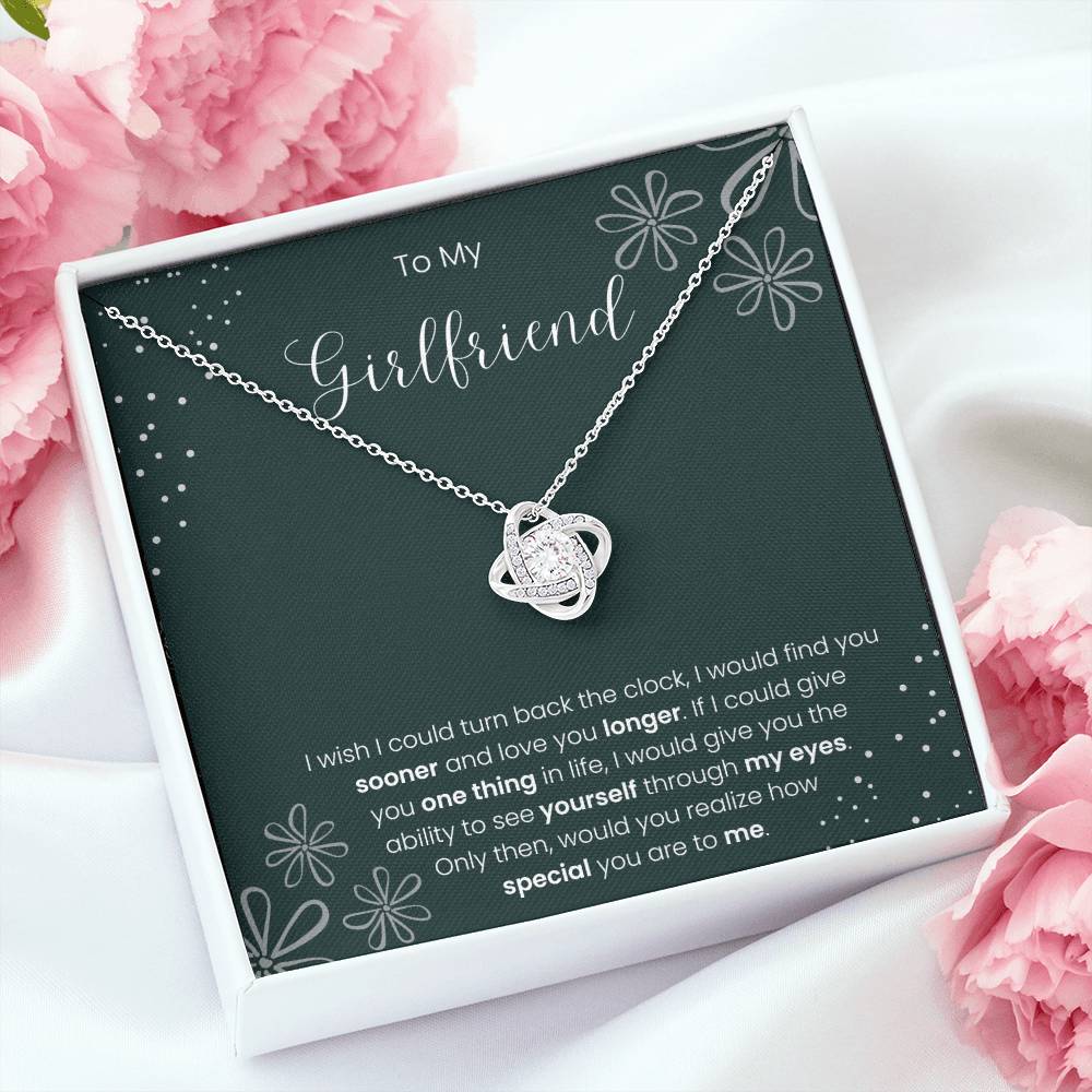 Gift For Girlfriend, To My Beautiful Girlfriend, Girlfriend Necklace, Promise Necklace For Her, Girlfriend Christmas Gift, Romantic Gift Her