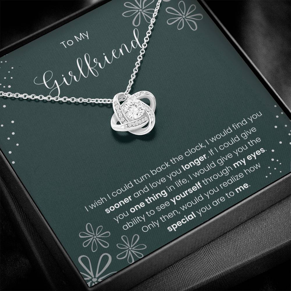 Gift For Girlfriend, To My Beautiful Girlfriend, Girlfriend Necklace, Promise Necklace For Her, Girlfriend Christmas Gift, Romantic Gift Her